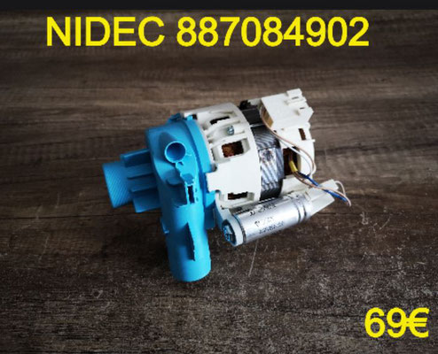 POMPE DE CYCLAGE LAVE-VAISSELLE : NIDEC 887084902