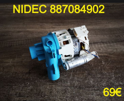 POMPE DE CYCLAGE LAVE-VAISSELLE : NIDEC 887084902