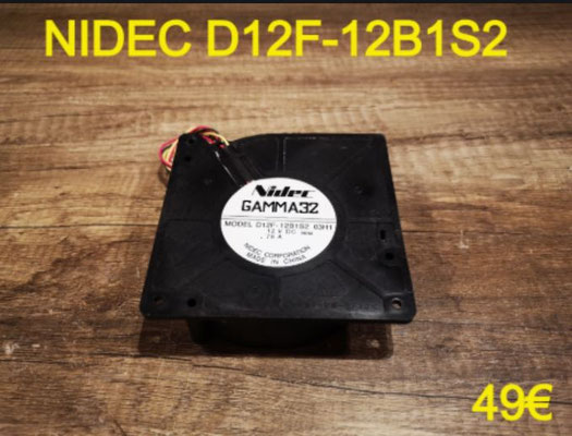 VENTILATEUR PLAQUE VITROCÉRAMIQUE : NIDEC D12F-12B2S1