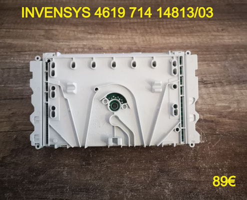CARTE DE COMMANDE LAVE-LINGE : INVENSYS 461971414813/03