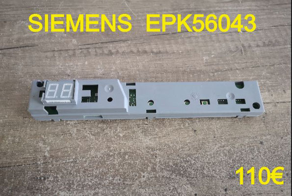  CARTE DE COMMANDE CONGEL : SIEMENS  EPK56043