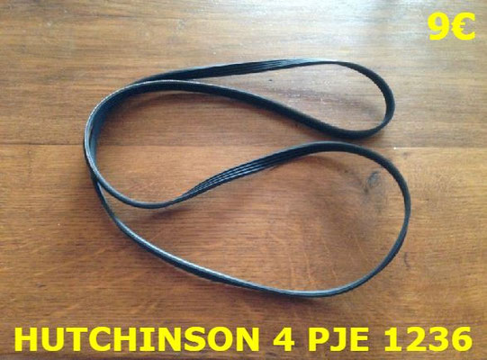 COURROIE LAVE-LINGE : HUTCHINSON 4PJE1236