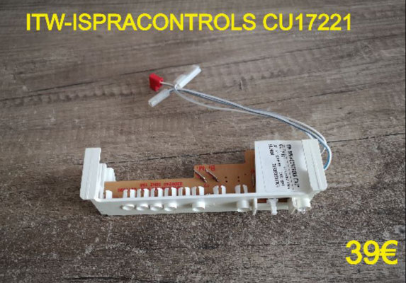 CARTE DE COMMANDE FRIGO : ITW-ISPRACONTROLS CU17221