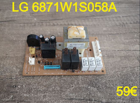 CARTE DE PUISSANCE FOUR MICRO-ONDES : LG 6871W1S058A