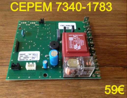 CARTE DE PUISSANCE FOUR : CEPEM 7340-1783 