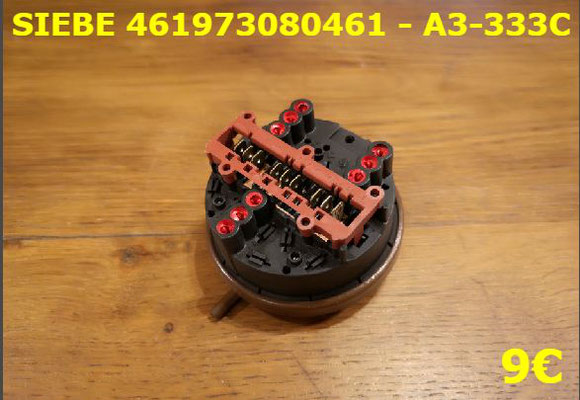 PRESSOSTAT : SIEBE 461973080461 - A3-333C