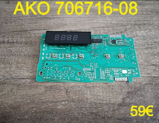 CARTE DE COMMANDE LAVE-LINGE : AKO 706716-08