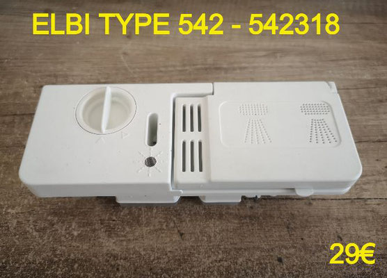 BOITE A PRODUITS LAVE-VAISSELLE : ELBI TYPE 542 - 542318