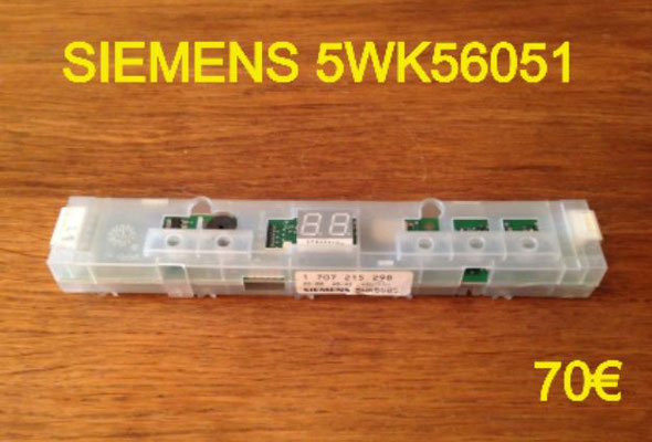 CARTE DE COMMANDE FRIGO : SIEMENS 5WK56051
