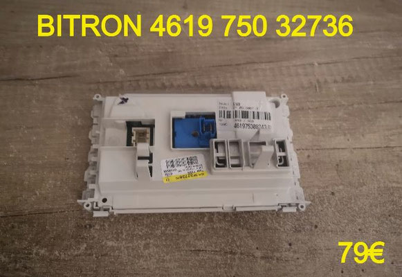 CARTE DE COMMANDE LAVE-LINGE : BITRON 461975032736