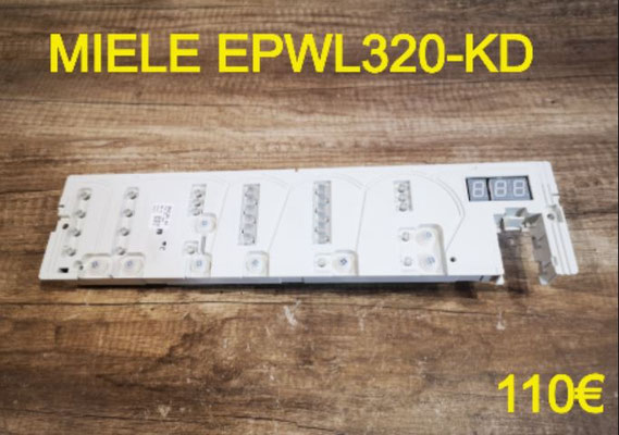 CARTE DE COMMANDE LAVE-LINGE : MIELE EPWL320-KD
