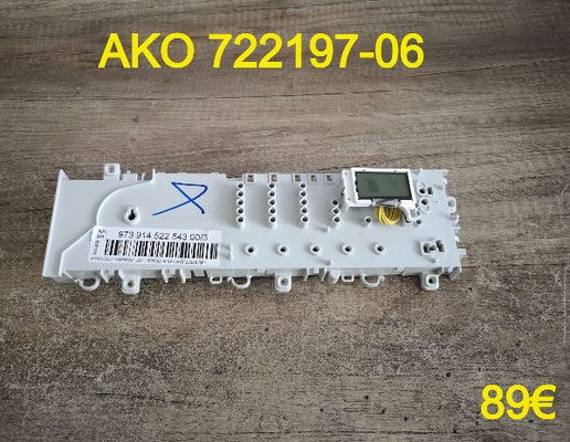CARTE DE COMMANDE LAVE-LINGE : AKO 722197-06