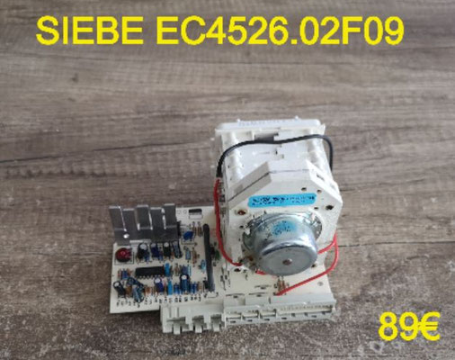 PROGRAMMATEUR LAVE-LINGE : SIEBE EC4526.02F09