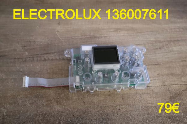 CARTE DE COMMANDE SÈCHE-LINGE : ELECTROLUX 136007611
