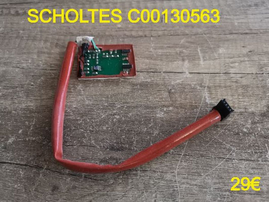 CARTE CLAVIER PLAQUE VITROCÉRAMIQUE : SCHOLTES C00130563   