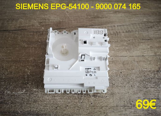 CARTE DE COMMANDE LAVE-VAISSELLE : SIEMENS EPG54100 - 9000074165