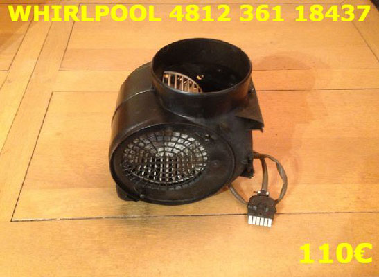 MOTEUR DE HOTTE : WHIRLPOOL 481236118437