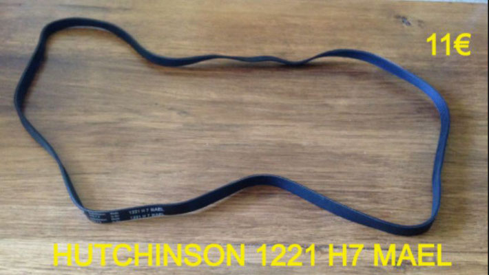 COURROIE LAVE-LINGE : HUTCHINSON 1221 H7 MAEL