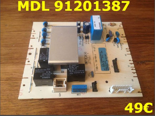 CARTE DE PUISSANCE LAVE-LINGE : MDL 91201387