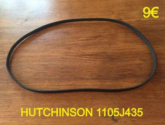 COURROIE LAVE-LINGE : HUTCHINSON 1105J435