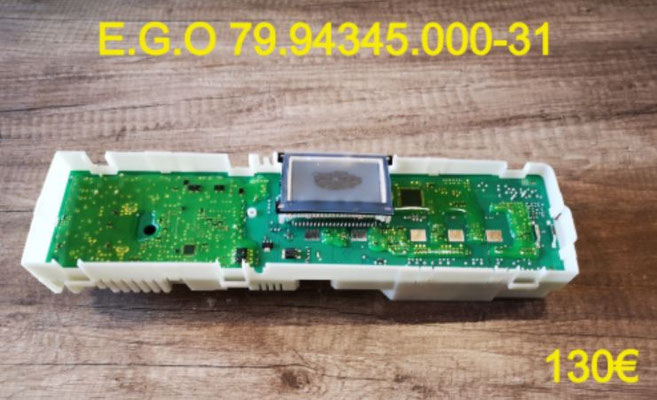 CARTE DE COMMANDE SÈCHE-LINGE : E.G.O 79.94345.000-31