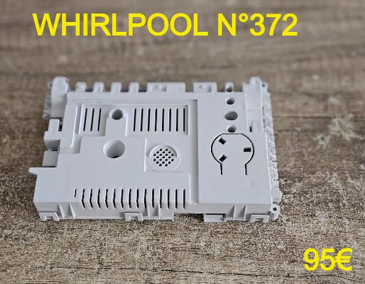 CARTE DE COMMANDE LAVE-VAISSELLE : WHIRLPOOL N°372
