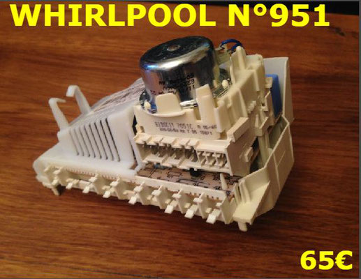 PROGRAMMATEUR LAVE-LINGE : WHIRLPOOL N°951