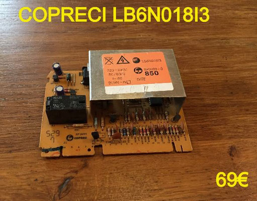 CARTE DE PUISSANCE LAVE-LINGE : COPRECI LB6N018I3