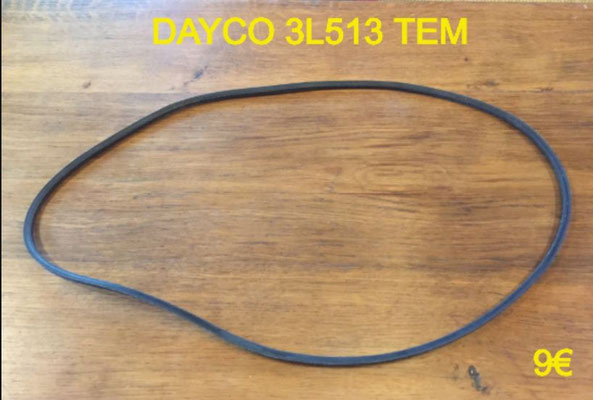 COURROIE LAVE-LINGE : DAYCO 3L513 TEM