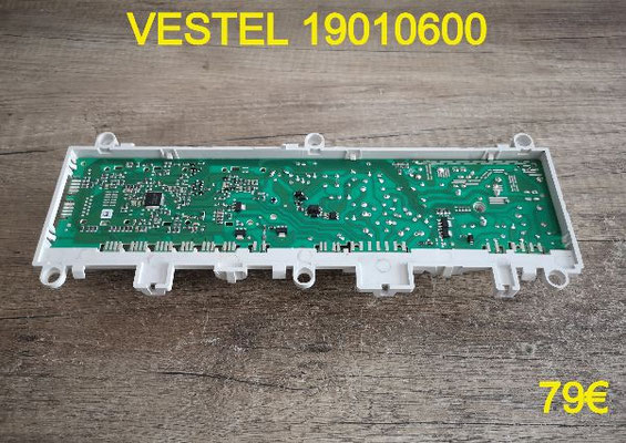 CARTE DE PUISSANCE LAVE-LINGE : VESTEL 19010600