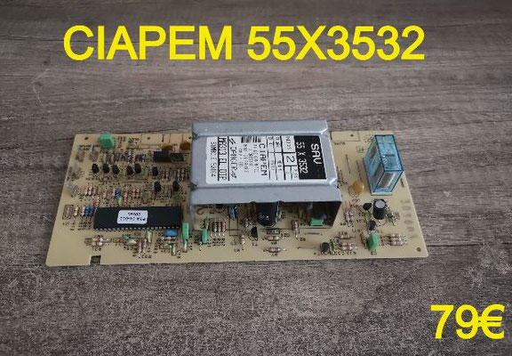 CARTE DE PUISSANCE LAVE-LINGE : CIAPEM 55X3532