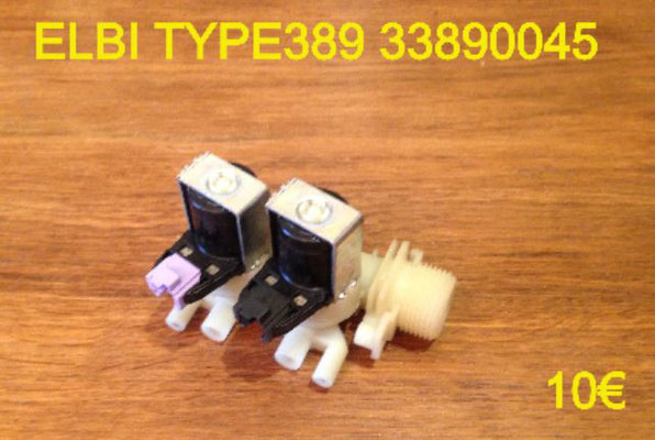 ÉLECTROVANNE 2 VOIE 90° : ELBI TYPE389 33890045
