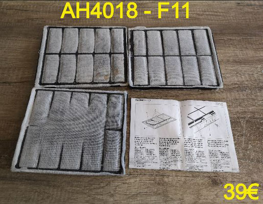 FILTRE DE HOTTE : AH4018 - F11