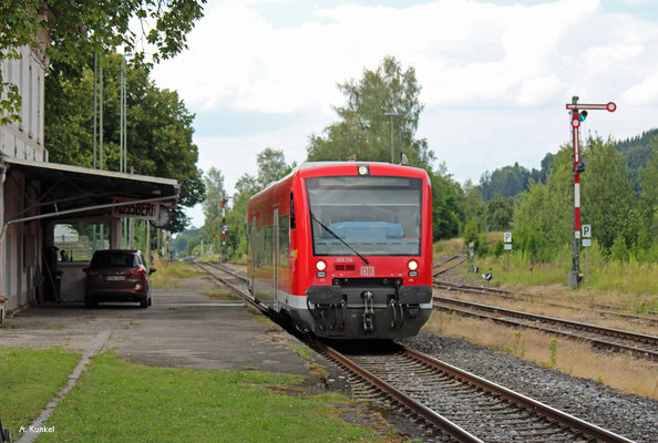 650 314 durcheilt Rossberg am 14. Juli 2020 ohne Halt.