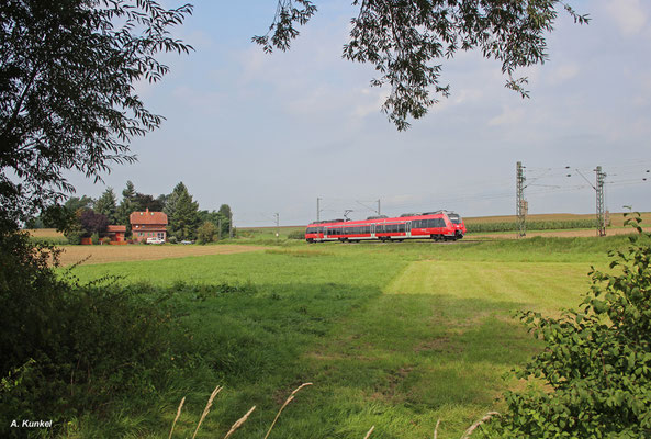 RB 15161 nach Hanau am 26. August 2017 bei Ostheim.