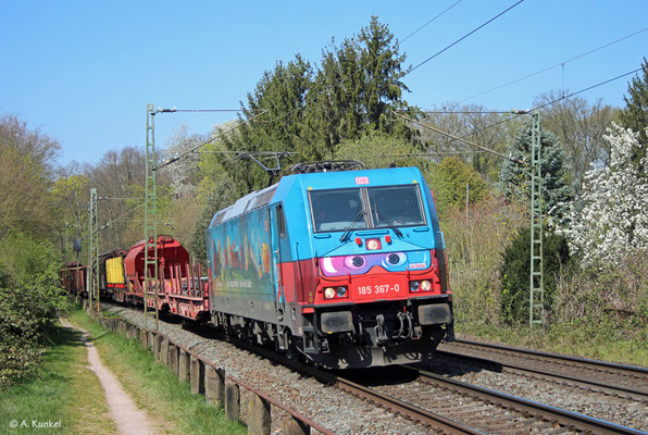 185 367 kommt am 7. April 2020 durch Hanau Wilhelmsbad.