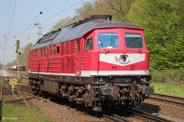 232 173 am 9. April 2020 beim Kopfmachen in Großkrotzenburg.