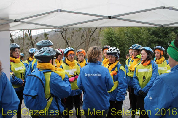 Les Gazelles de la mer groupe La POSTE sélections 2016 challenge multi-sports nature 100% féminin Course orientation VTT Kayaks tir