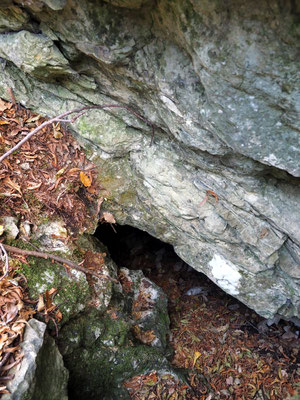 TI 216 Grotta Sotto le Cantine, ingresso