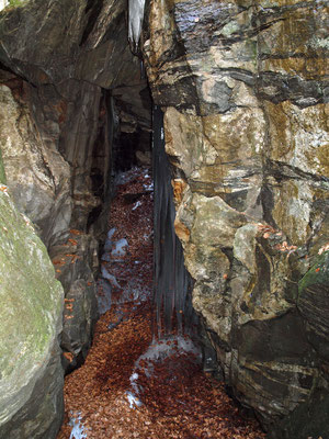 TI 286 La Frigna (Monti di Rima), frattura d'ingresso