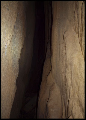 Grotta di Brè: diaclasi