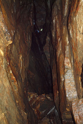 TI 344 Grotta in zona Dagno, interno frattura d'ingresso