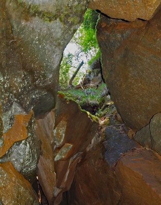 TI 374 Il Buco di Prou, ingresso dall'interno