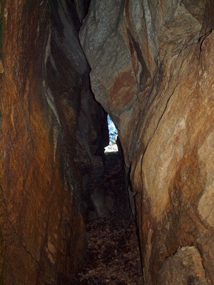 TI 360 Grotta della Forca VI, ingresso dall'interno