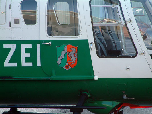 MBB BO-105 Hubschrauber Emblem Nordrhein-Westfalen