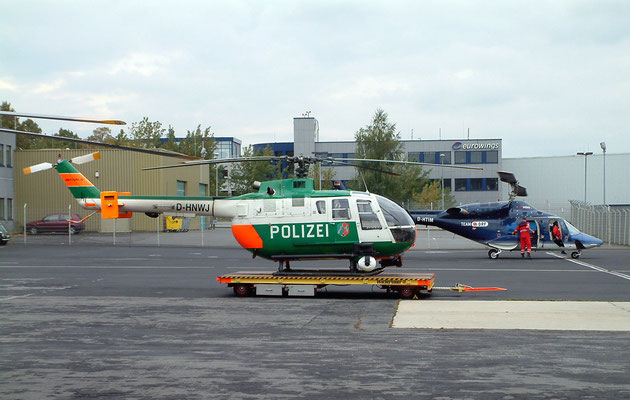 MBB Bo-105 Hubschrauber Polizei