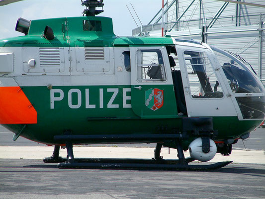 MBB BO-105 Polizei Alarmhubschrauber