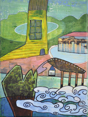 Susanne Hauenstein / Mischtechnik: Collage, Acryl, Stifte