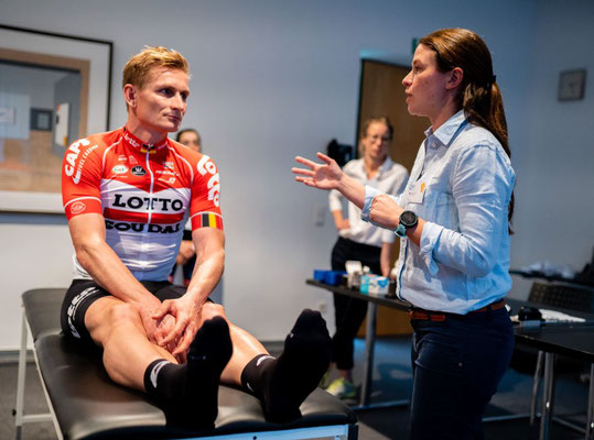 Auch Spitzenradsportler André Greipel war "Fittingmodel" auf der ISCO 2018 (Foto: #ISCO2018)