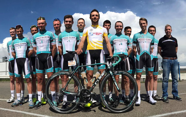 Hanno Rieping, der GCC-Kapitän des erfolgreichen Team Strassackers, kämpft in dieser Saison um das Gelbe Trikot des Gesamtführenden beim German Cycling Cup (Foto: Team Strassacker)